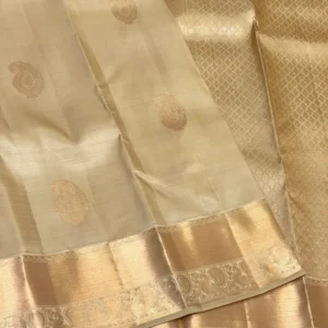 Moonlit Ivory Saree